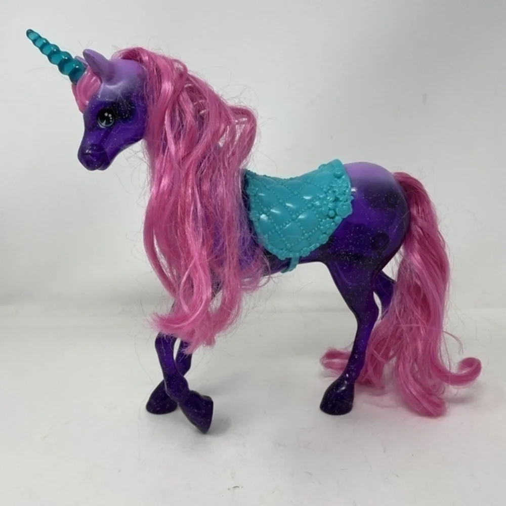 Mattel Barbie Dreamtopia Princess Purple Unicorn Pink Hair W/ Turquoise Saddle‎